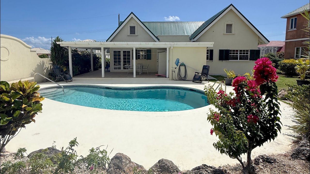 UNDER OFFER - Touring one of the best houses for sale in Barbados 2025 | 3 bed, pool at USD$425,000 