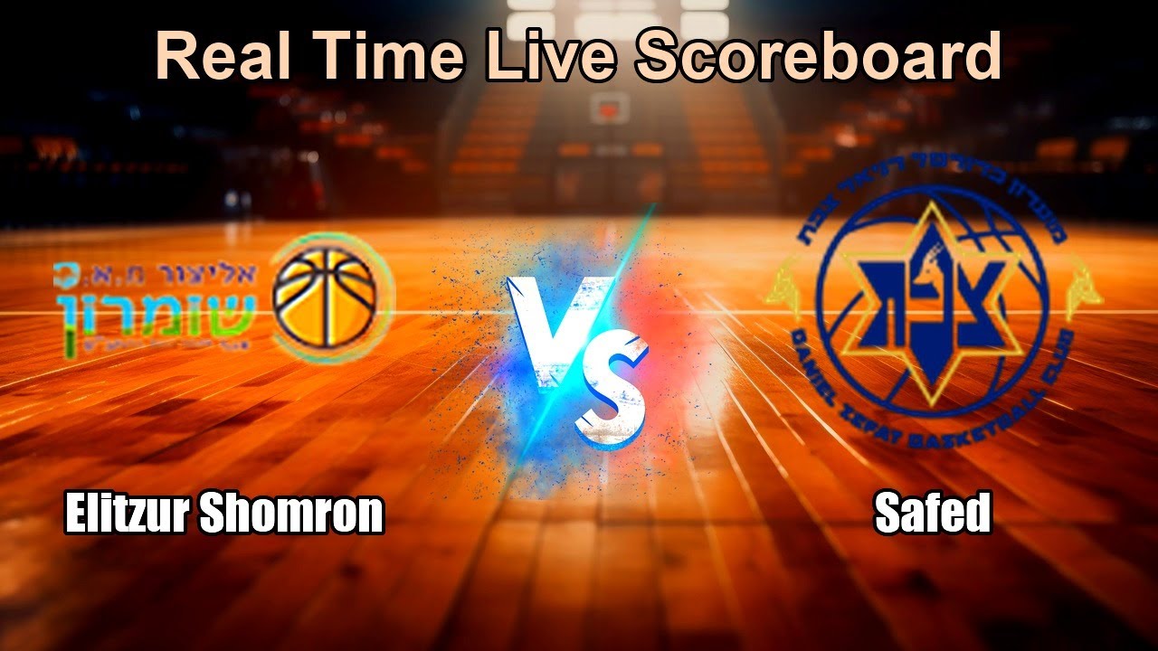 Elitzur Shomron vs Safed Live Score - Israel Israel Basketball League