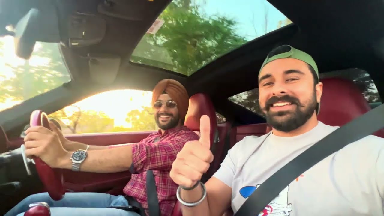 Jalandhar Gedi in German Sport car | Jalandhar Gedi Route 