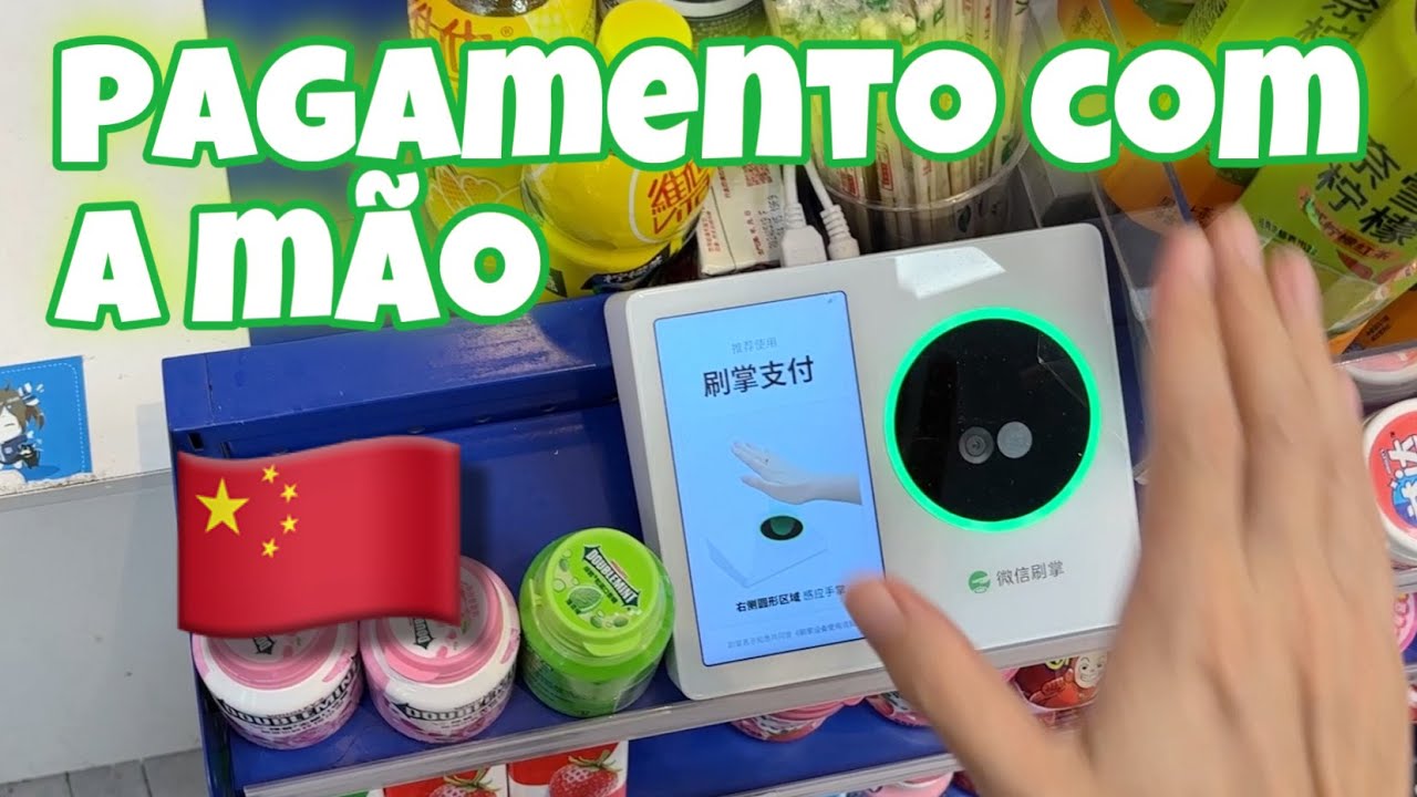 PAGAMENTO COM A MÃO NA CHINA