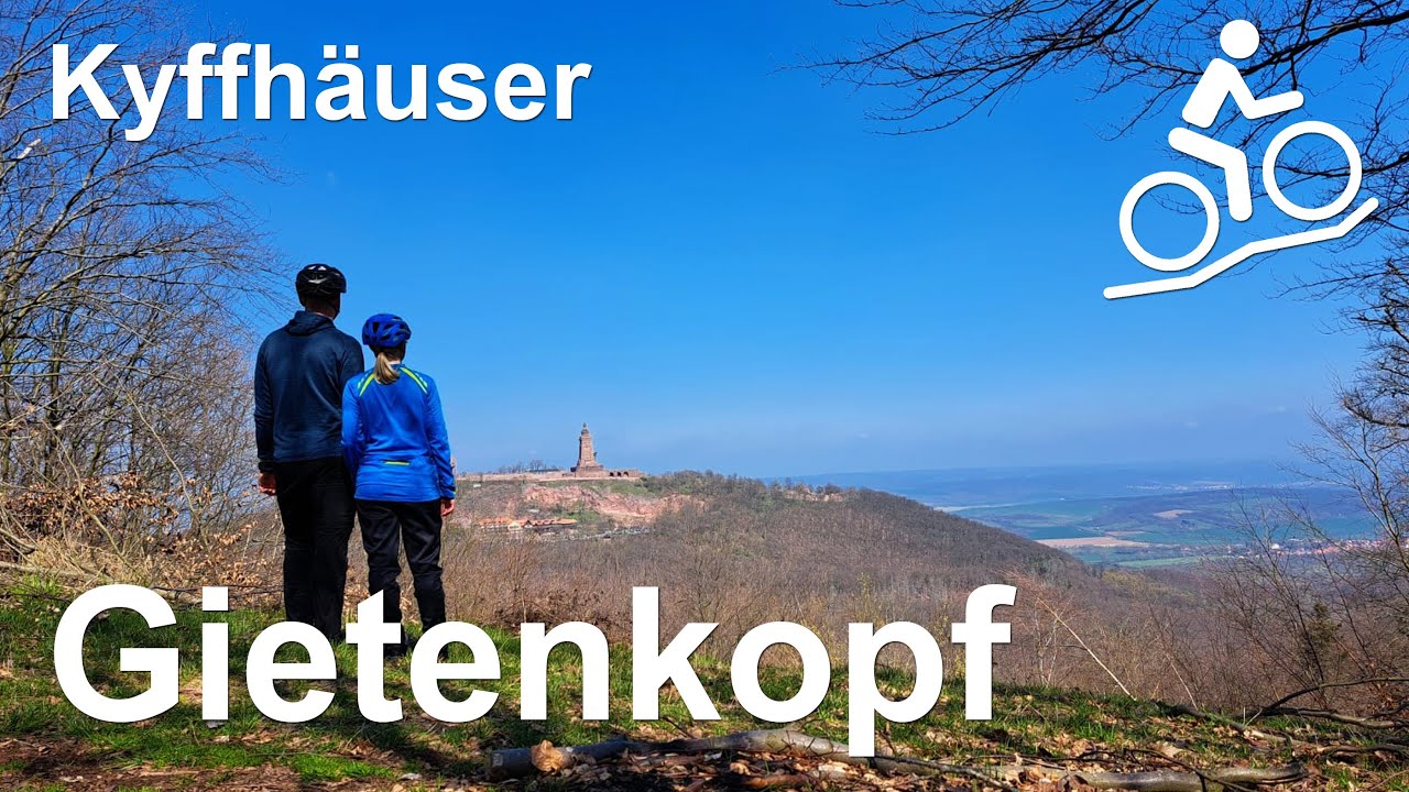 Radtour von Bad Frankenhausen durch den Kyffhäuser zum Gietenkopf | Rottleben, Stausee Kelbra | 4K