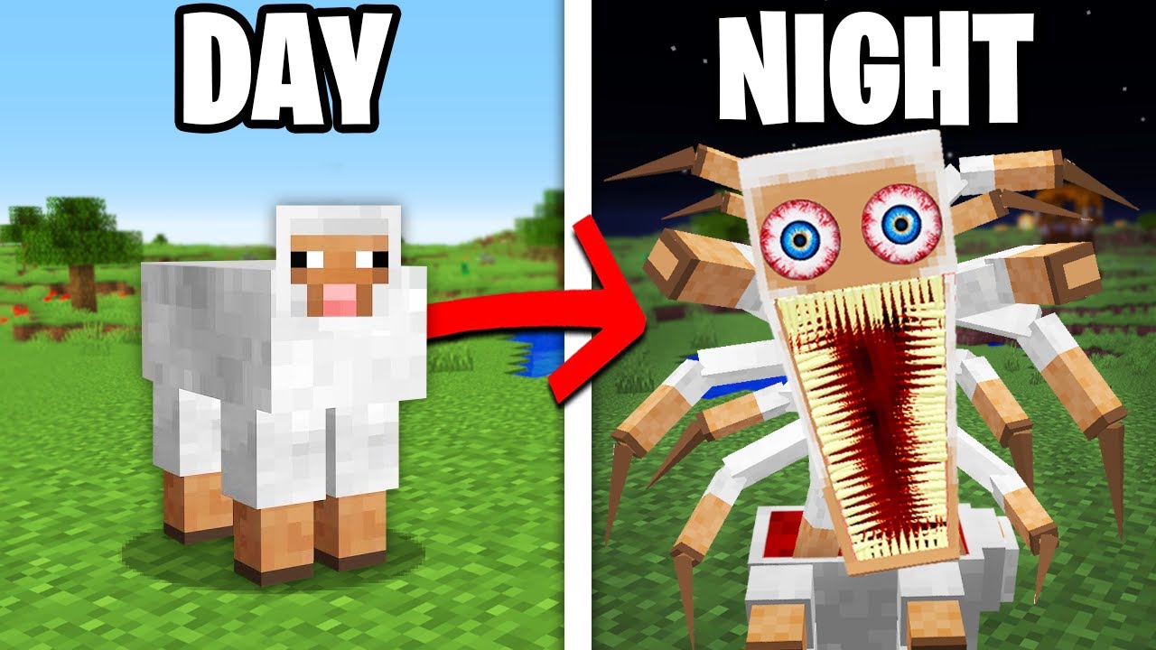Minecraft, But It Gets Scary at Night...