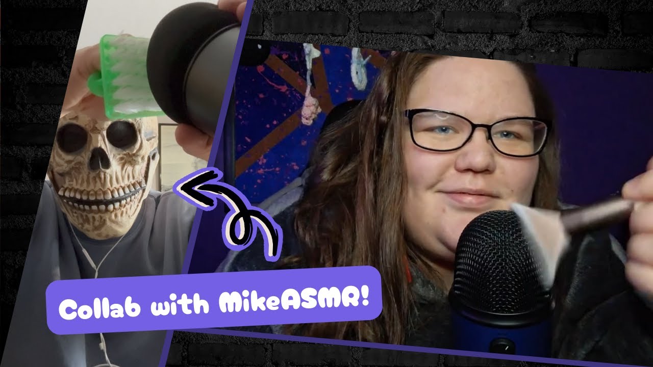 Collab w/ @Mikeasmr90✨ | Mic Brushing, Rubbing, foam cover + More! (No Talking) | #asmr  #fyp