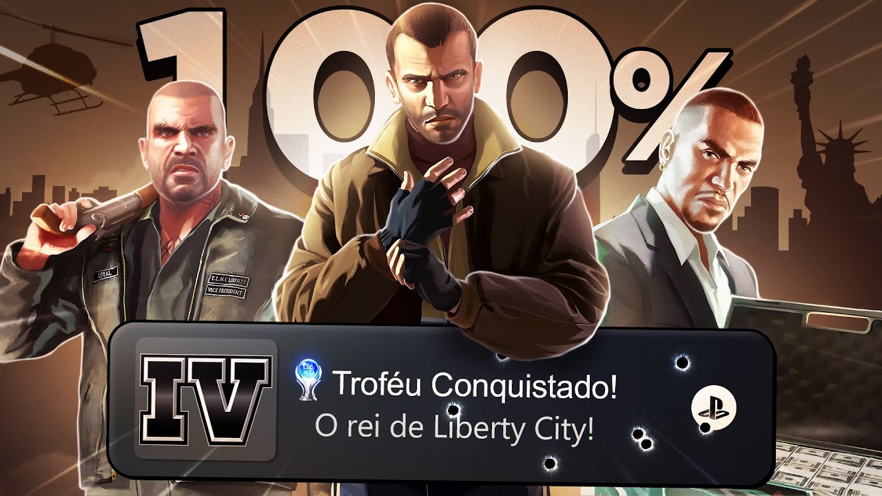 EU PLATINEI GTA 4 EM SUA MELHOR VERSÃO! (melhor do que eu lembrava)
