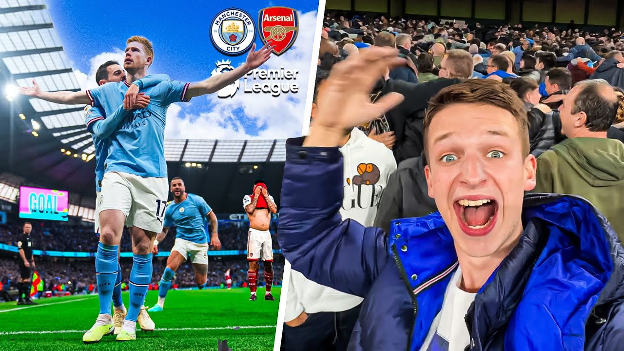The Moment Man City Won the Premier League vs Arsenal