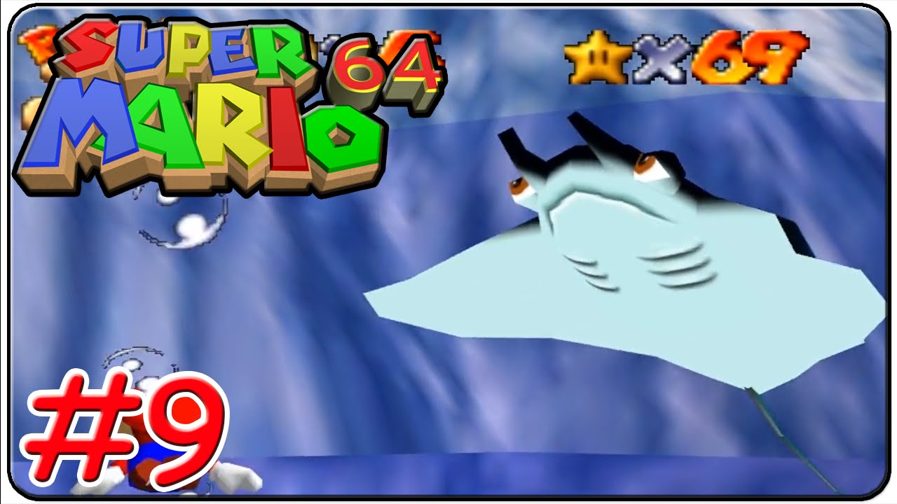 Super Mario 64 - 100% Walkthrough Part 9 Dire, Dire Docks
