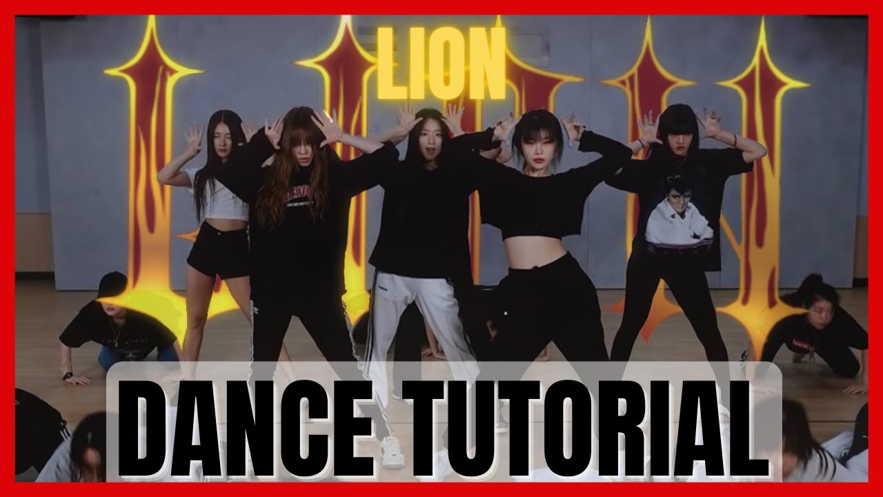(G)I-DLE - 'LION' Dance Practice Mirrored Tutorial (SLOWED)