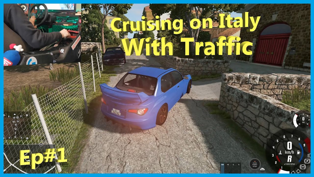 Cruise on Italy with Sunburn | BeamNG.drive 0.22.1 | G29 | #1