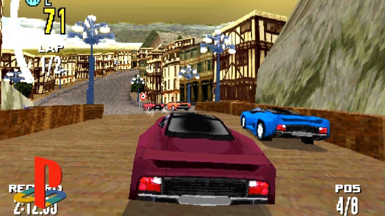 Need For Speed II (PS1) 1997. Gameplay: Jaguar XJ220. North Country
