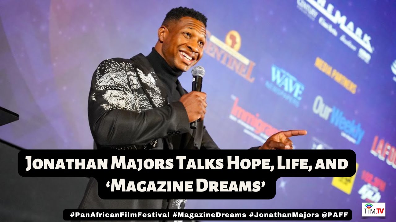 Jonathan Majors Talks Being a Black Man, Hope, and Parallels of His Life in ‘Magazine Dreams |TIMTV