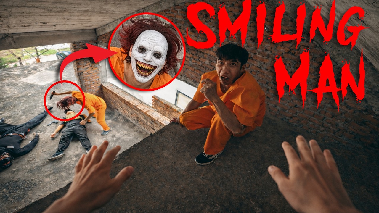 ESCAPING SMILING MAN 83.0 | Parkour Pov Horror Film| By B2F Viet Nam