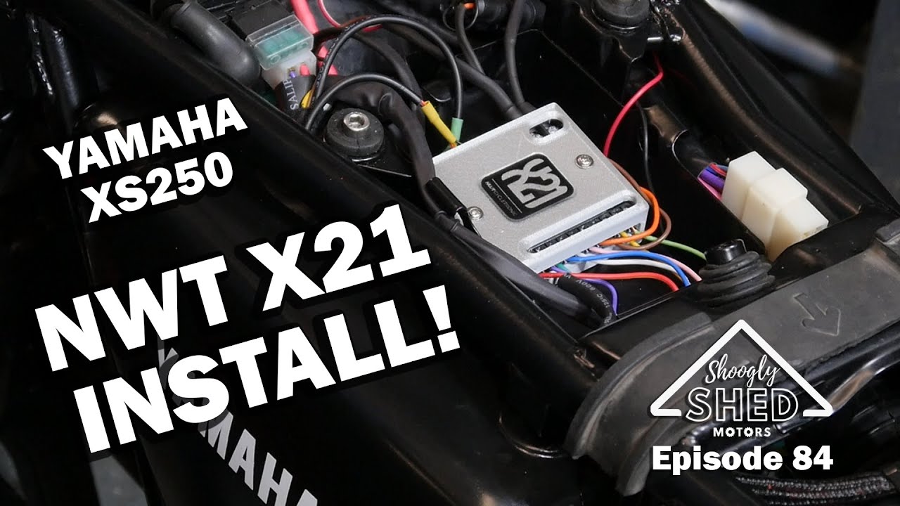 NWT X21 System Install! Yamaha XS250 - Shoogly Shed Motors Episode 84