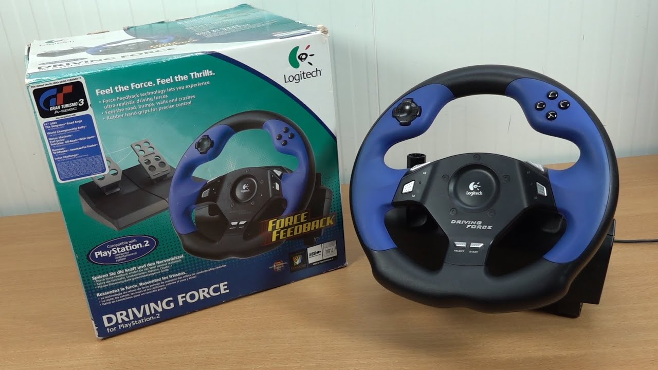 Возвращение легенды гонок для PS2!.. Logitech Driving Force 😎