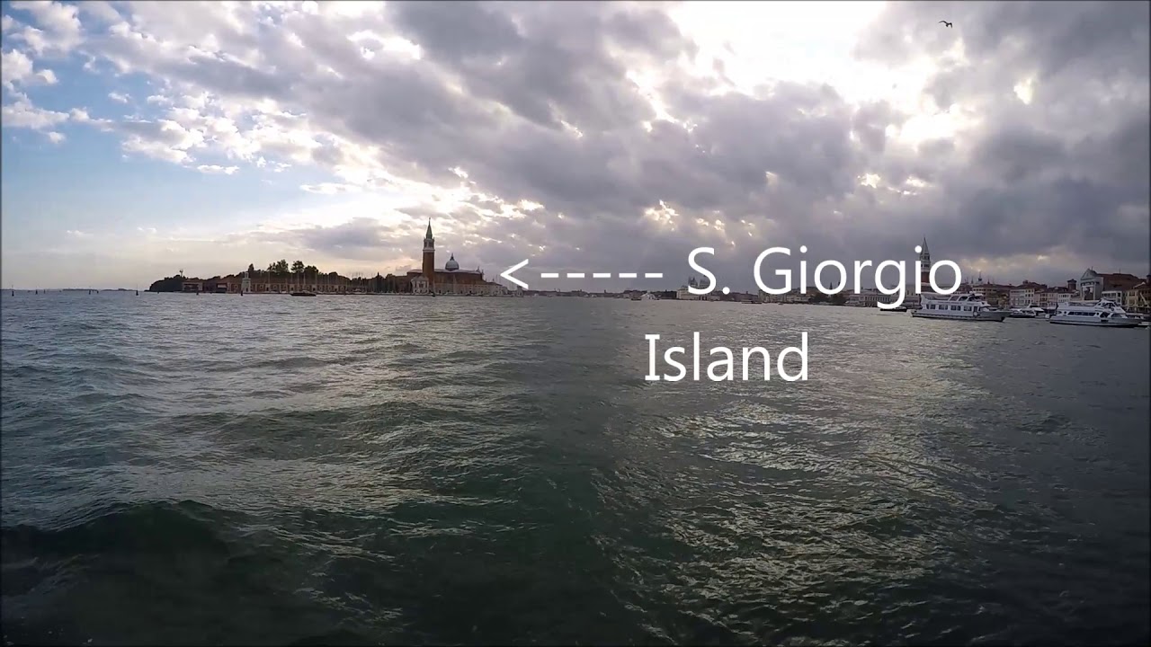 Lido to Venice by waterbus, Italy