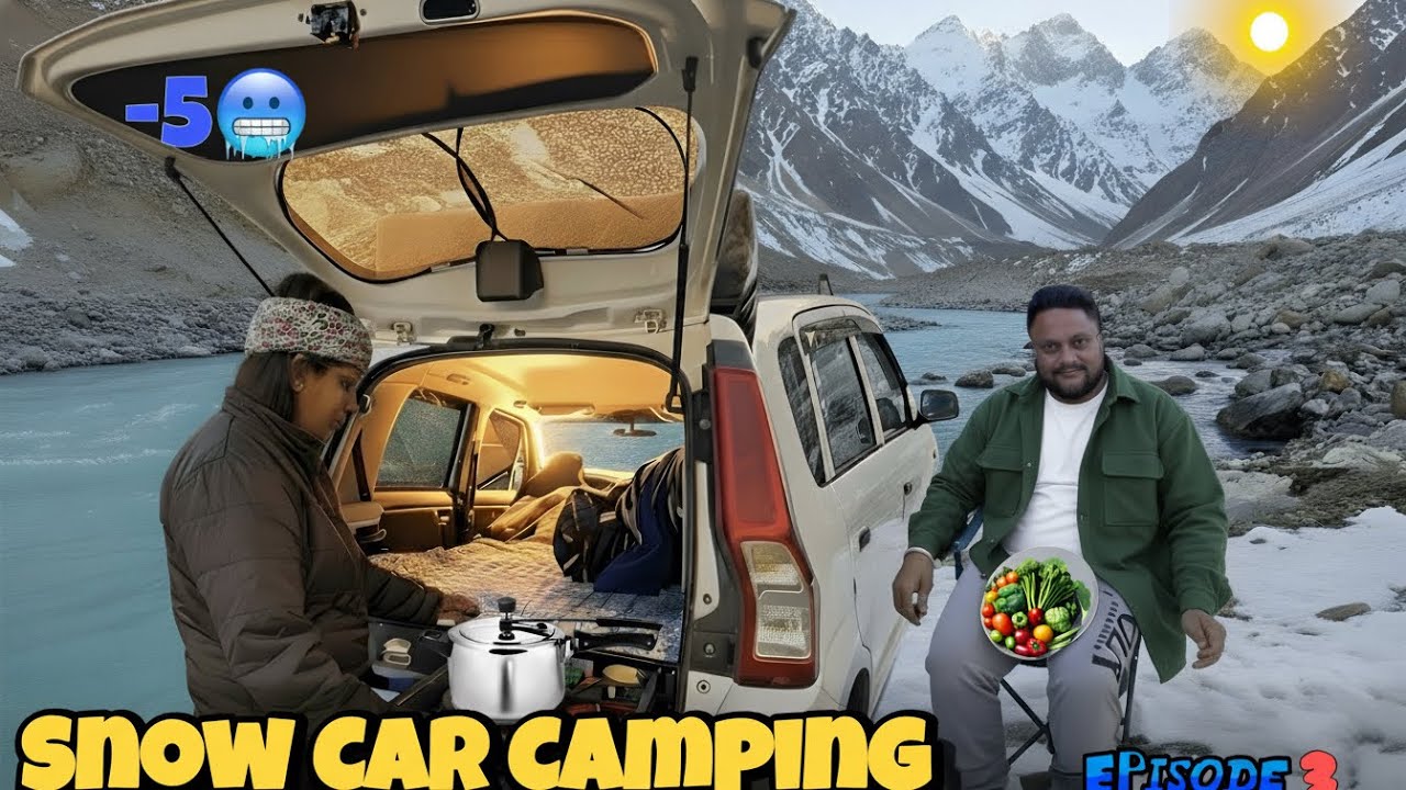 –5°C में हालत खराब हो गई 🥶 | चारों तरफ बर्फ़ ही बर्फ़ 😱  | WagonR Life | Koksar @Himachali.Traveller