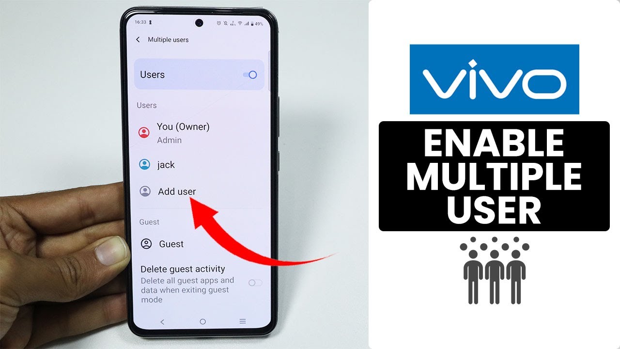 How to Enable Multi User on Any Vivo Phone - Multi User Settings