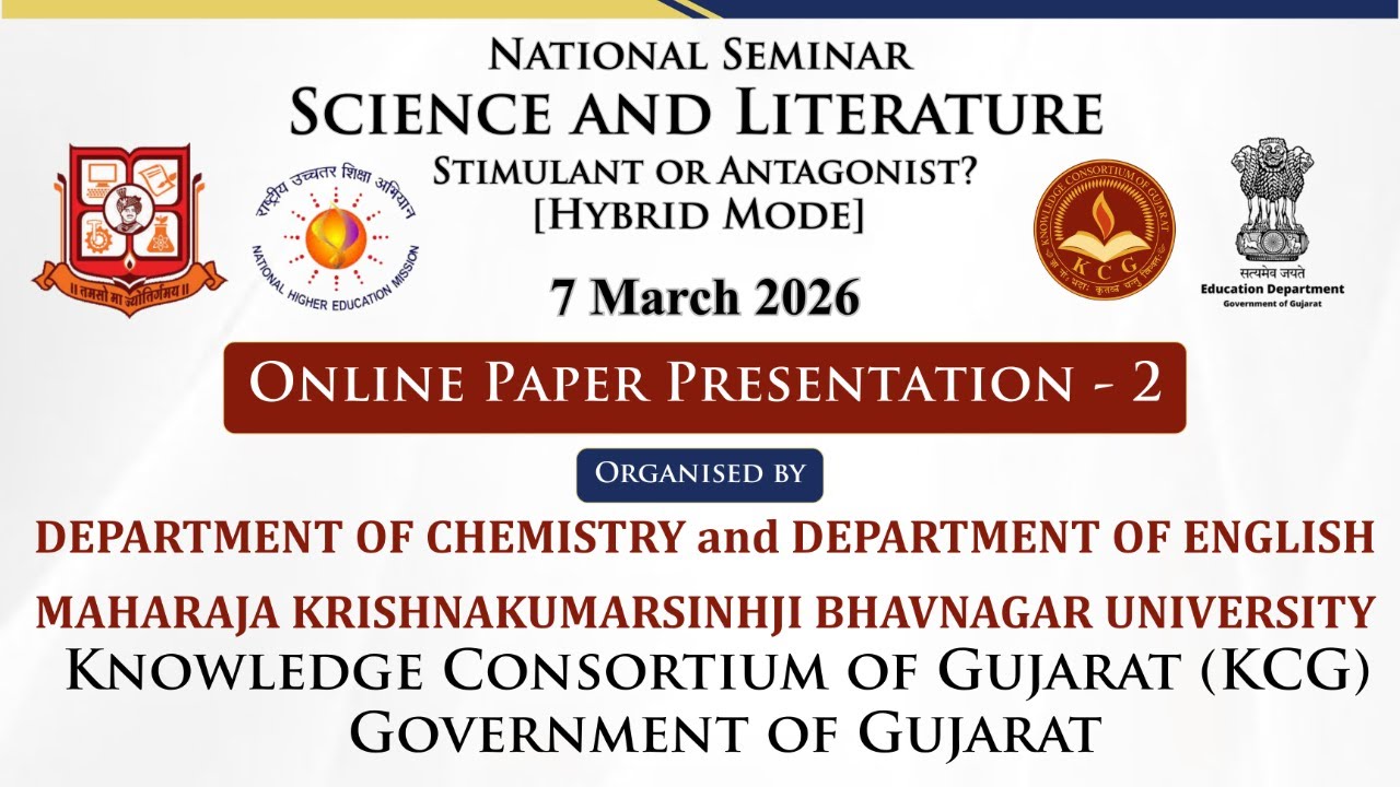 Online Paper Presentation Session 2 | National Seminar on Science and Literauture | MKBU