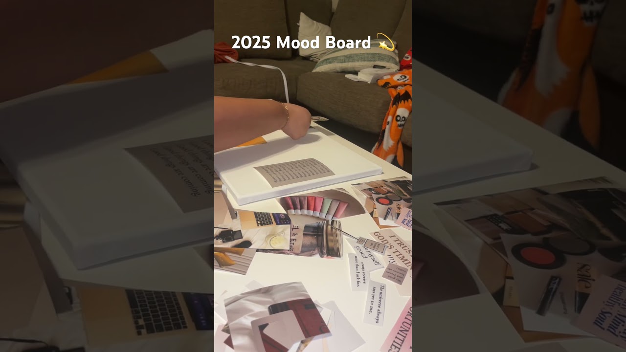 2025 Mood Board #moodboard #diymoodboard #newyearsresolution #goals #newyearsgoals #2025goals