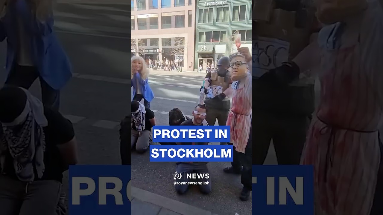 Stockholm protest backs detained Gaza flotilla activists