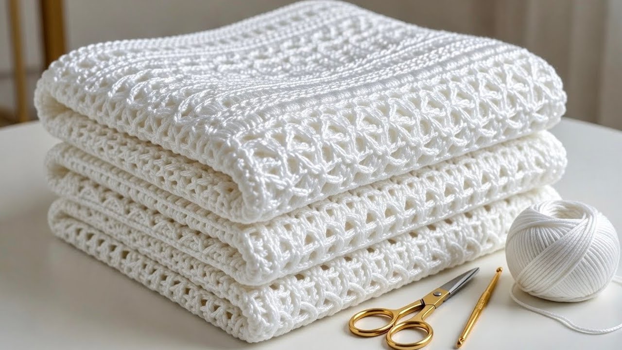 Learn the Easiest Crochet Blanket Stitch Ever! Full Beginner Tutorial
