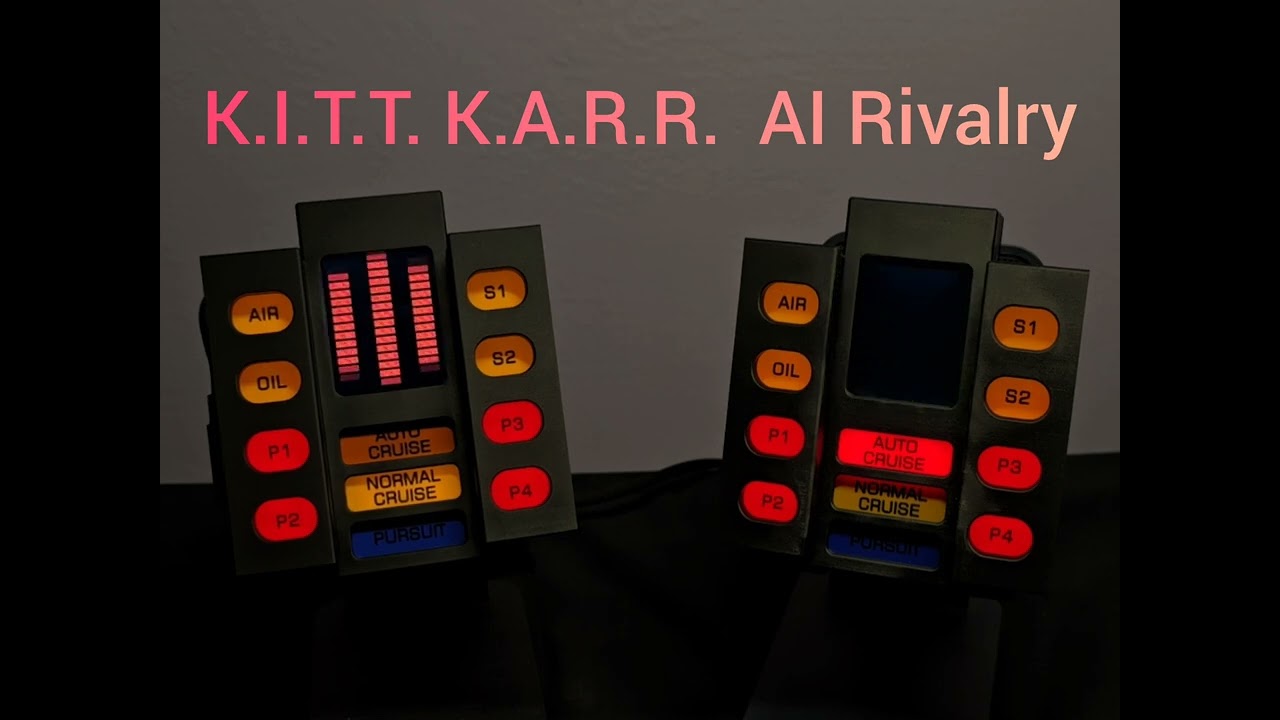 KITT vs KARR AI Rivalry