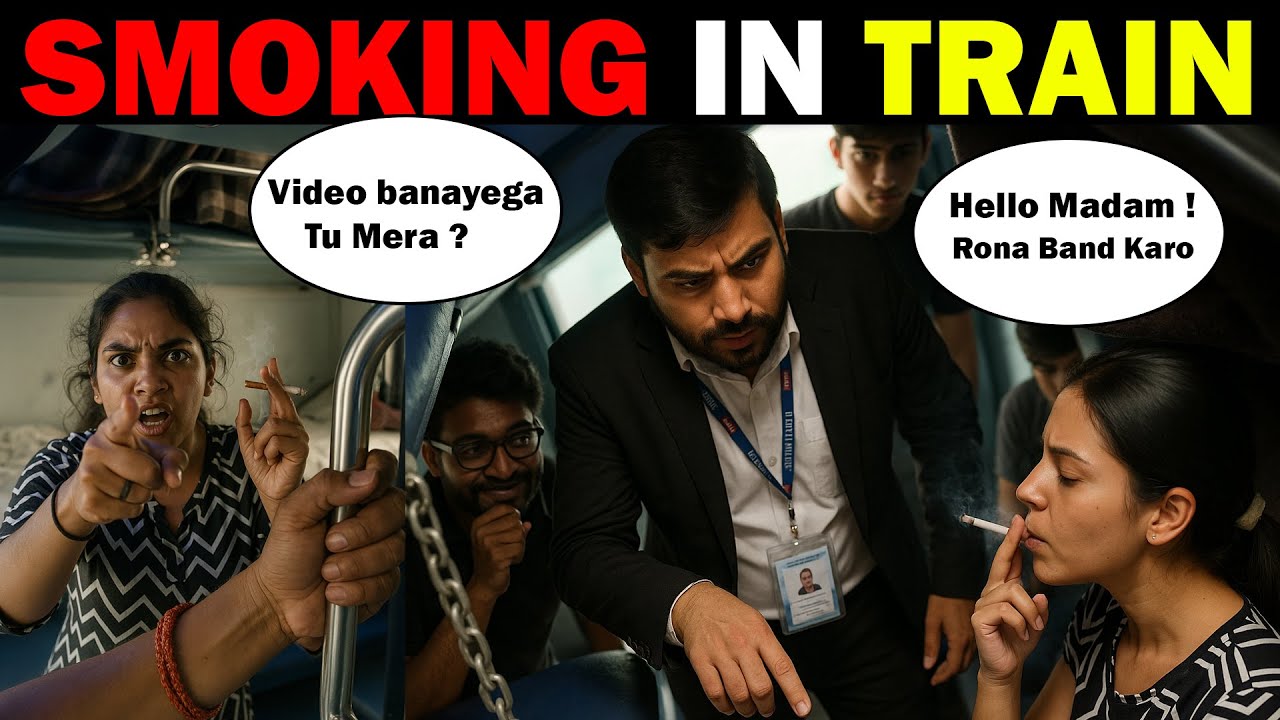 ट्रेन के AC कोच में सिगरेट पी रही थी लड़की | क्या है इस Viral Video की पूरी कहानी ?