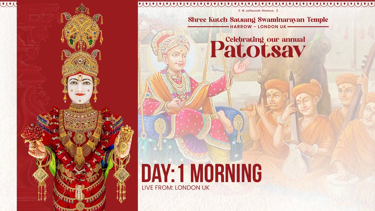 Harrow Mandir - 28th Patotsav - Satsangi Jeevan - Day 1 Morning