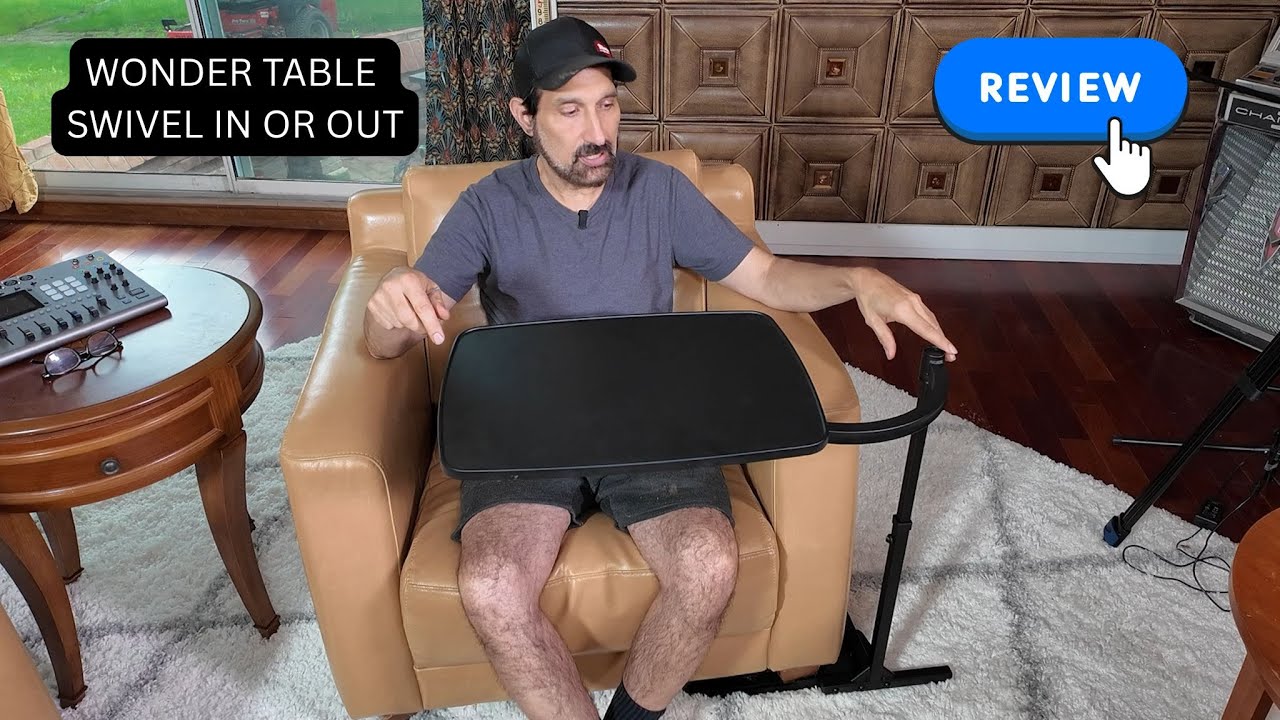 Stander Wonder Tray, Adjustable Swivel Table, Large Laptop Stand, Couch Desk, Side Table