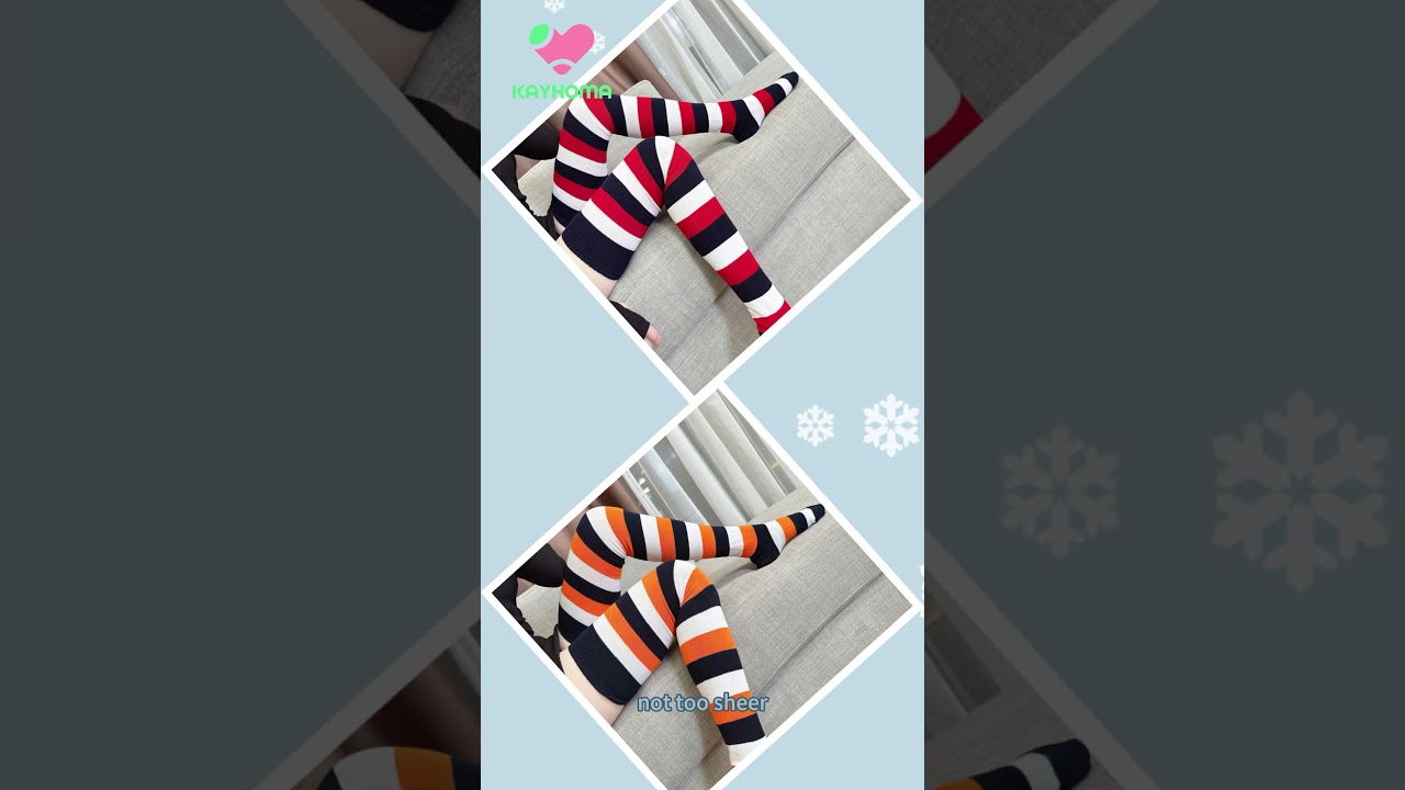 Durable Warm Thick Thigh High Socks For Girls