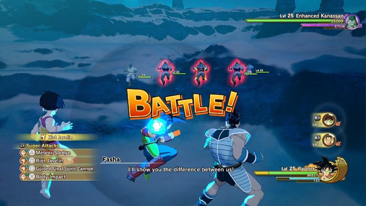 NEW BARDOCK VS ENHANCED KANASSAN