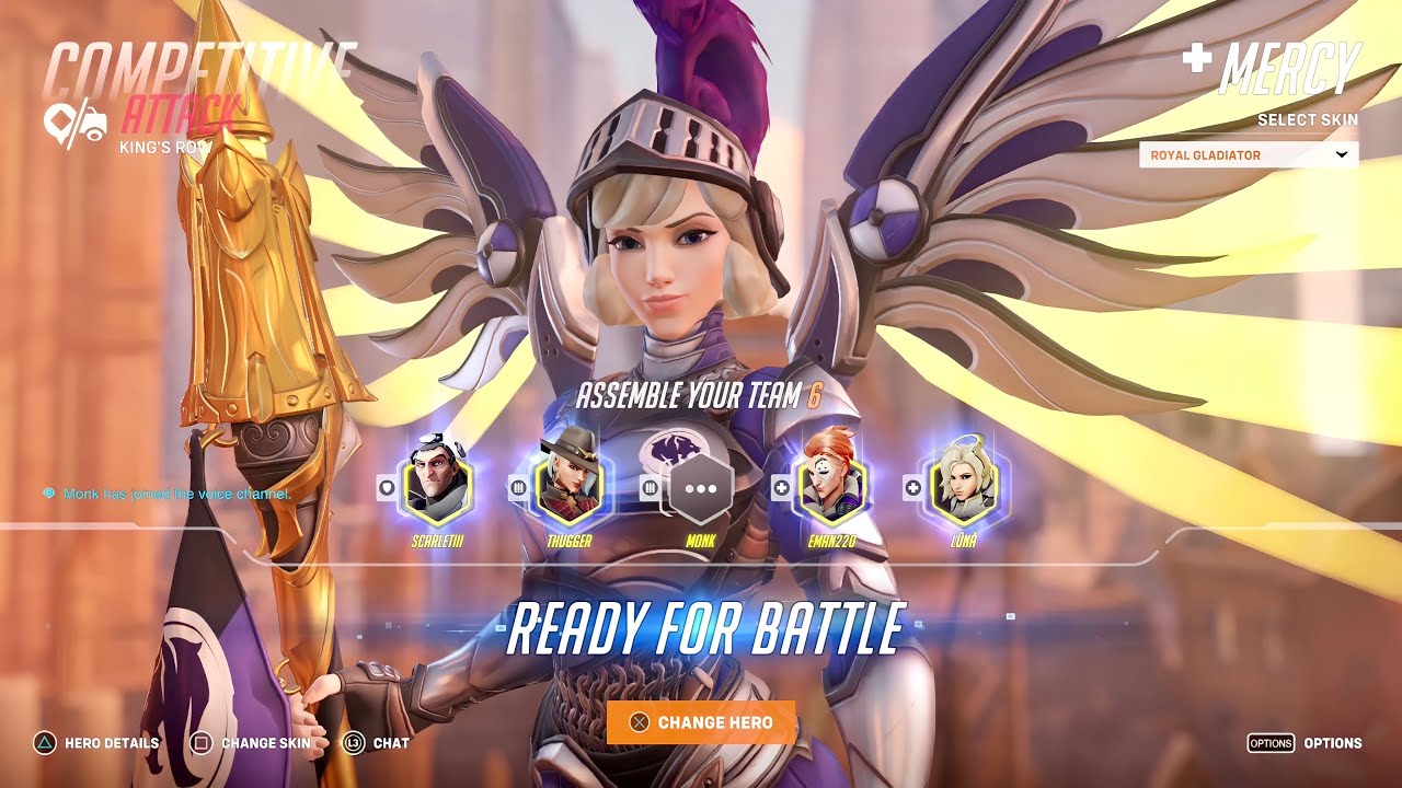 Overwatch 2 Ranked Mercy CONSOLE!! Plat gameplay (giving comp a try)