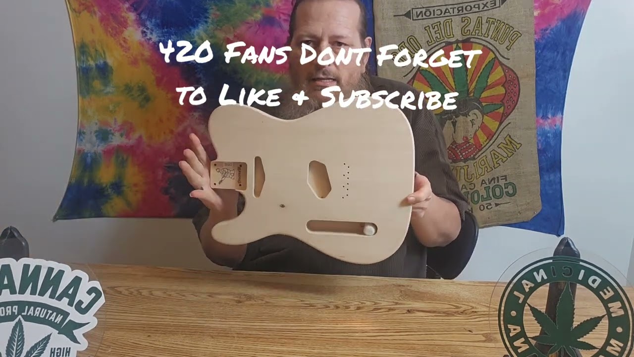 Handcarved Warmoth Telecaster Guitar Body, Issue#1 Ongoing Carved Project @ Tall Paul's Dank Tank