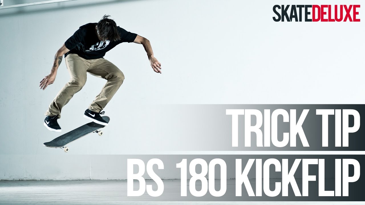 BS 180 Kickflip | Skateboard Trick Tip | Français/French | skatedeluxe