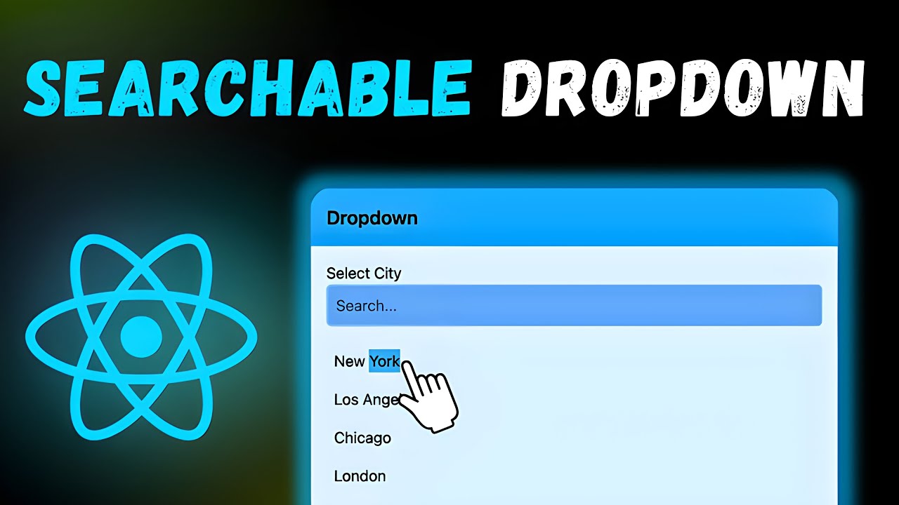 How to create a Searchable Dropdown in React 🔍 | Full Easy Tutorial!