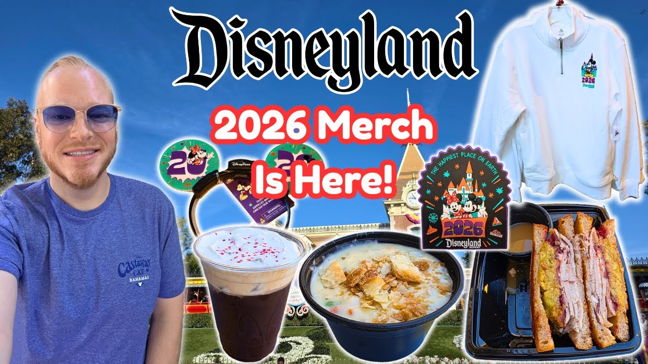 Праздничная еда в Диснейленде и НОВИНКИ 2026 года от Disney! Сэндвич на Рождество и суп с мясным ...