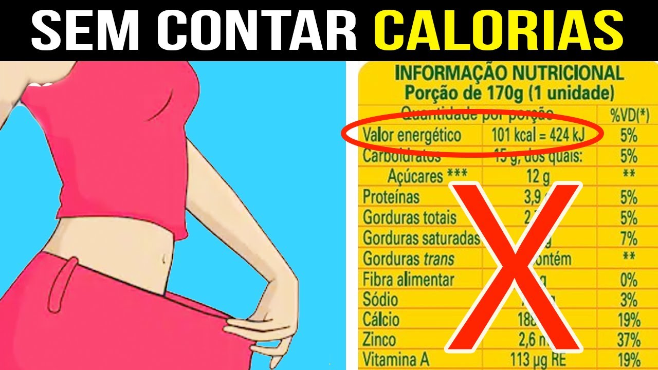 EMAGRECER SEM CONTAR CALORIAS - 3 Formas que FUNCIONAM