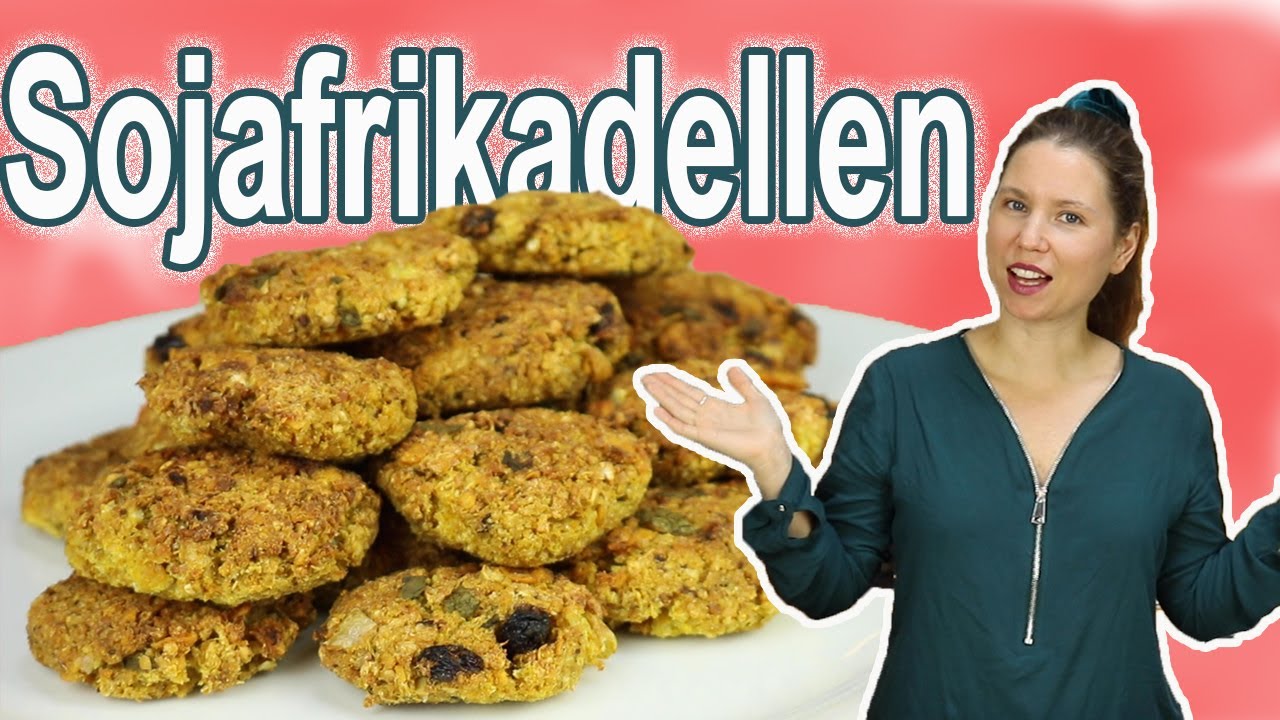 Sojafrikadellen im Backofen │Vegan ►Thermomix 6 TM6◄ │ lulu jogean