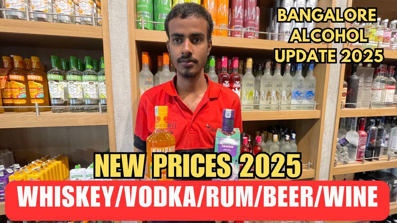 Bangalore Vlog | Bangalore Liquor Update 2025 | Beer, Rum, Vodka, Gin, Wine, Breezer Prices