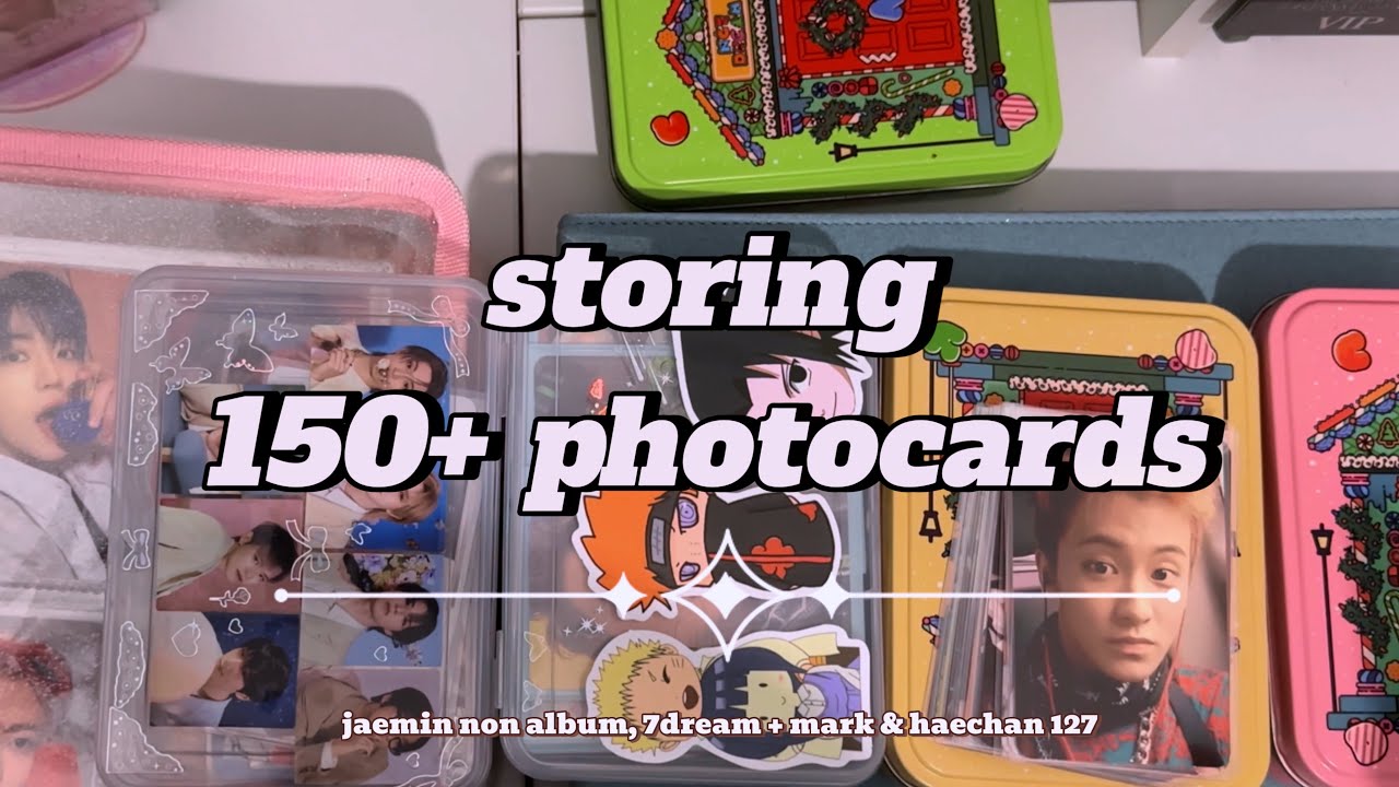 🫧 storing away 150+ nct dream photocards | starting my ot7 nct dream collection!