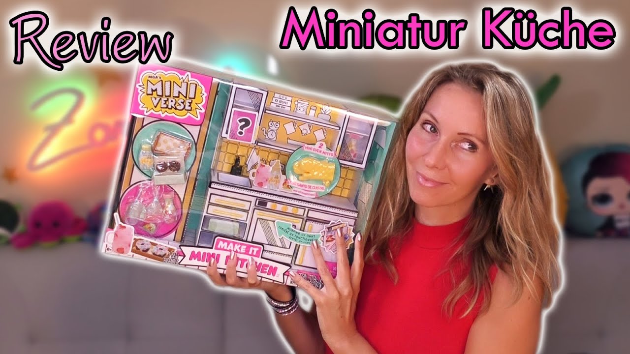 Miniverse Küche REVIEW 🍹 Miniatur Kitchen Deko & ESSEN herstellen 🤤