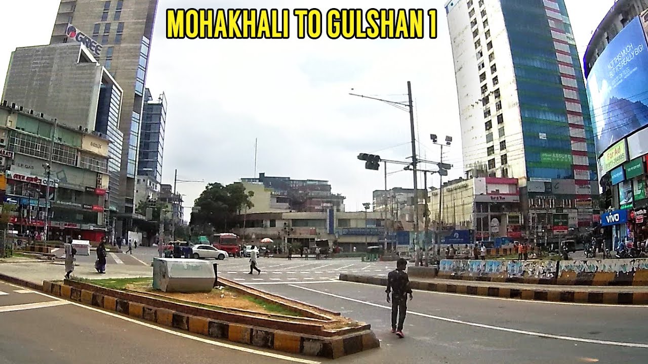 Mohakhali to Gulshan 1 Walking | Dhaka