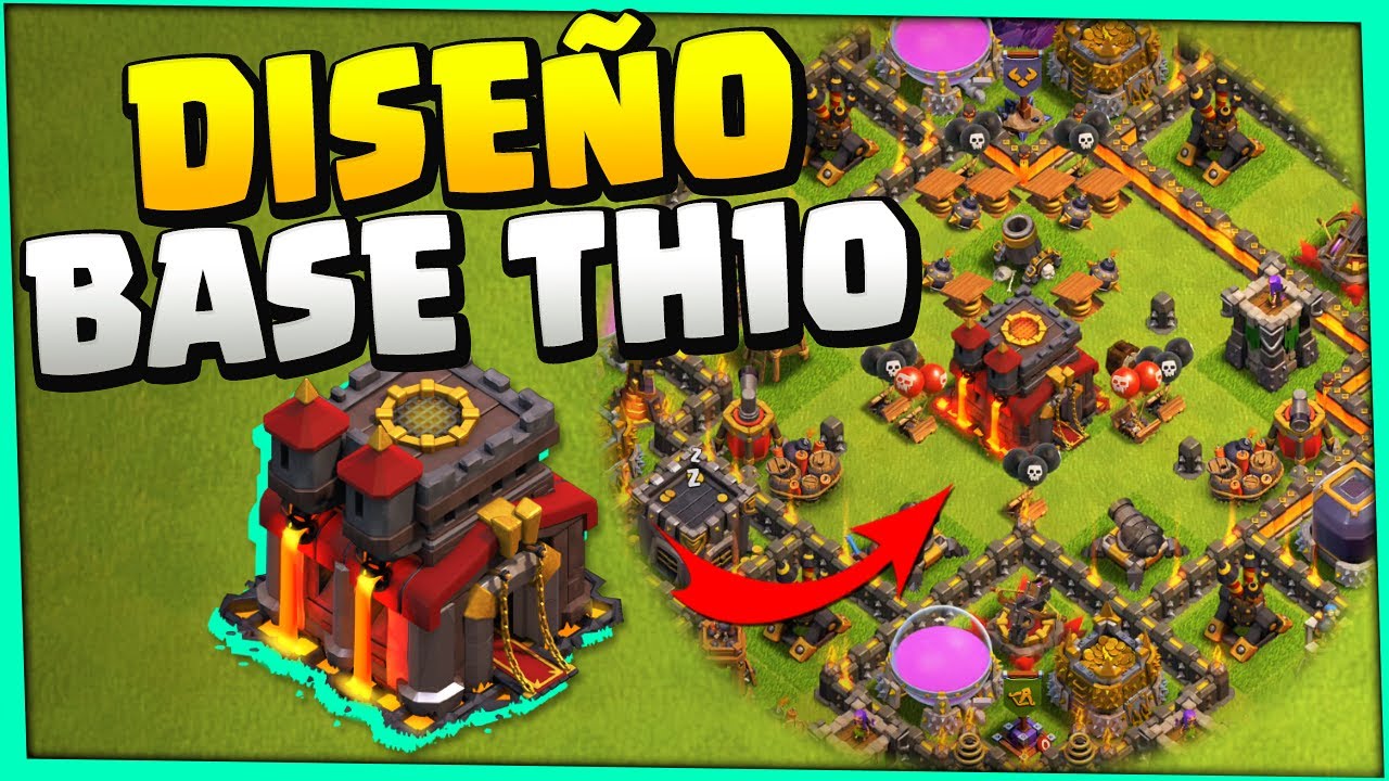 ¡El MEJOR DISEÑO de ALDEA de AYUNTAMIENTO 10! Clash of Clans TH10