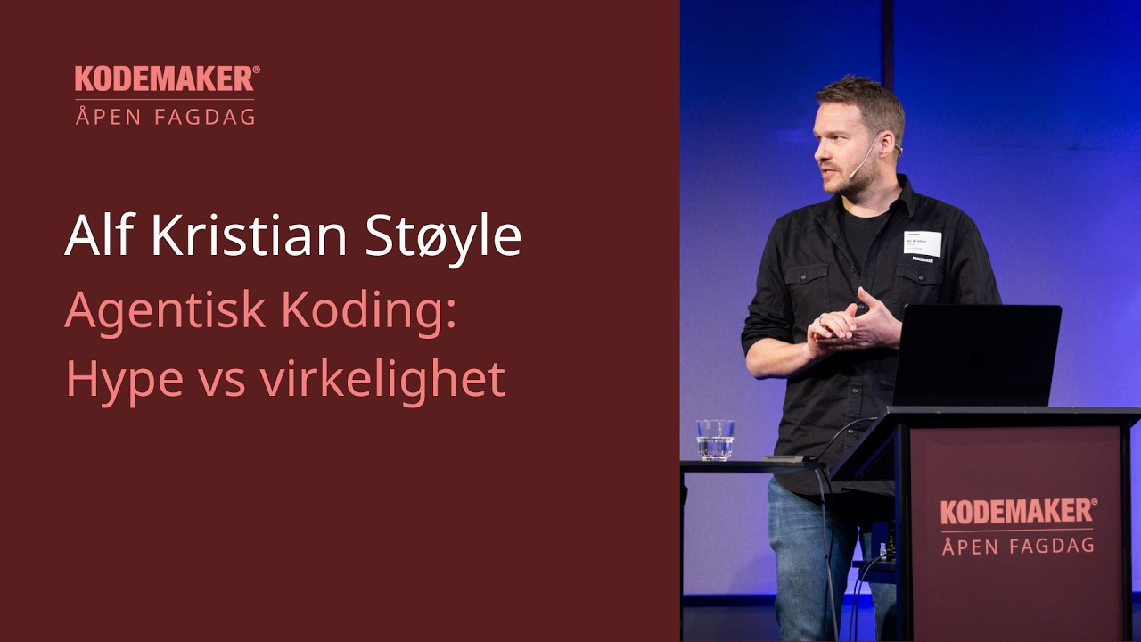 Kodemaker Åpen Fagdag 2026 - Agentisk koding: Hype vs. virkelighet