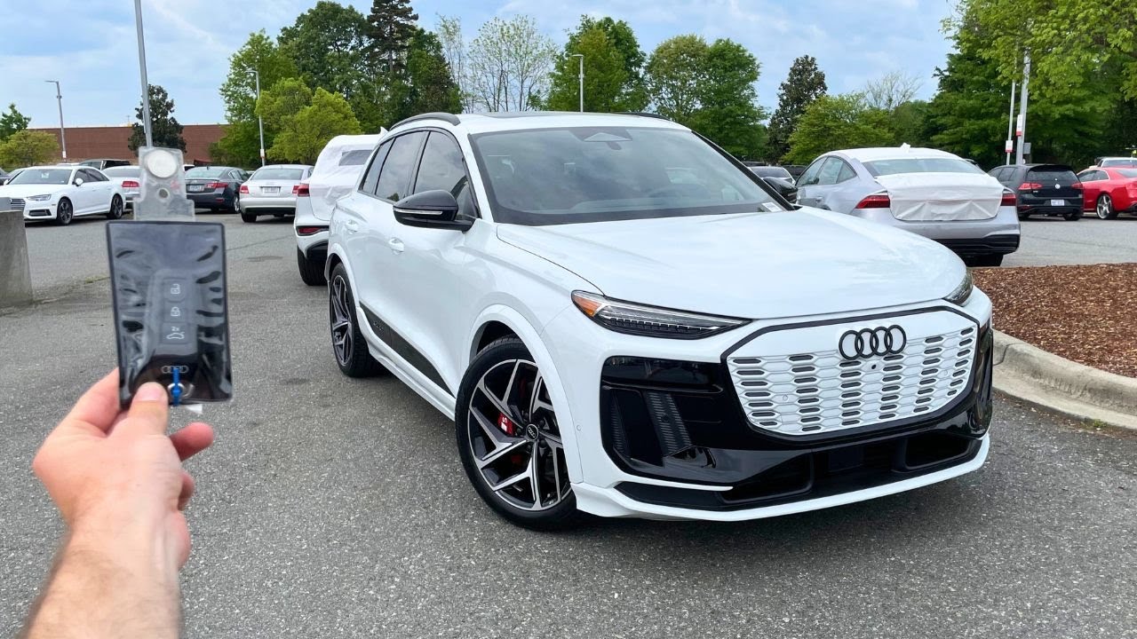 2025 Audi SQ6 E Tron: Start Up, Test Drive, Walkaround, POV and Review