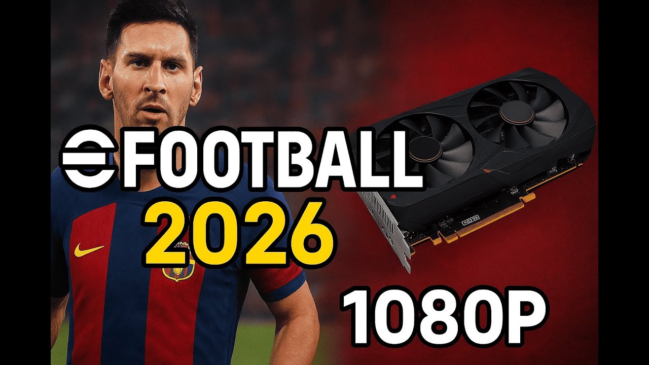 eFootball 2026 | 1080p | (RX 580 8 GB | 16 GB RAM)   اقوي كارت شاشة اقتصادي للجيمنج