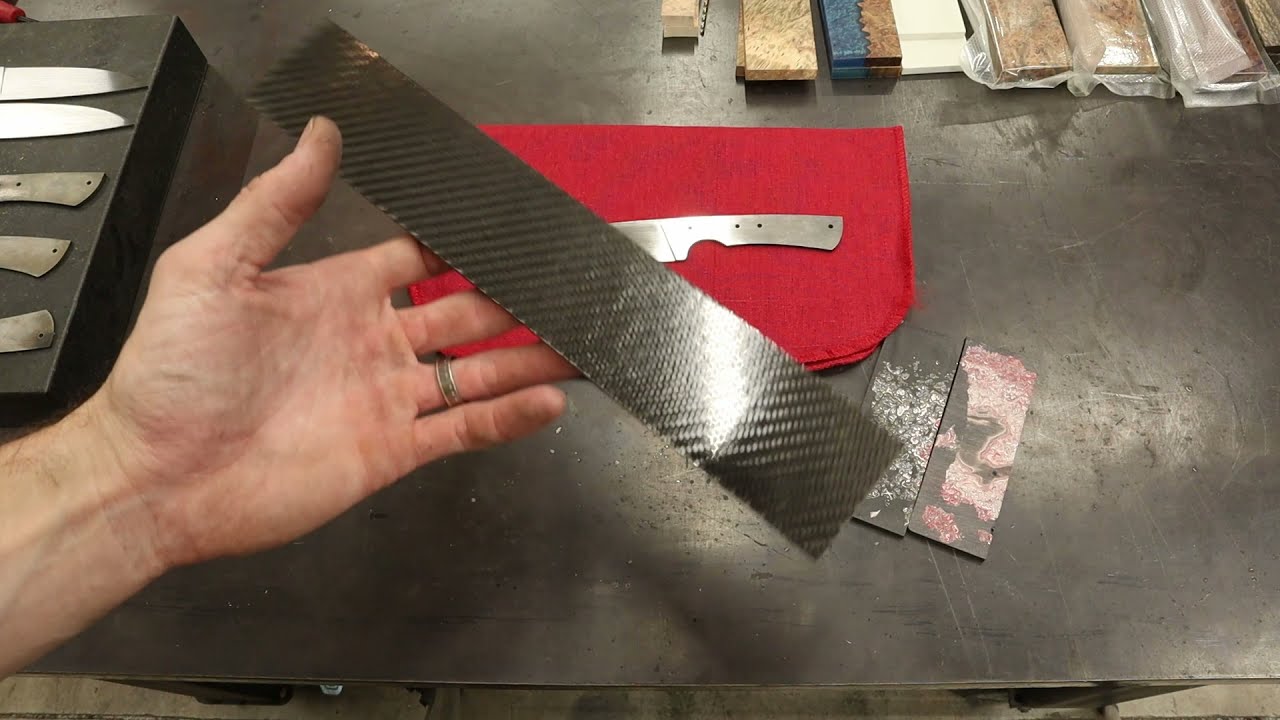 Carbon fiber handle material - knife making -
