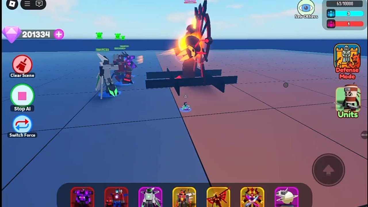 Brainrot vs mecha Epoch titan timer showcase (sorry no sound)