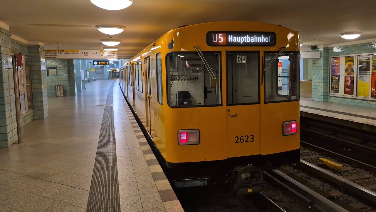 U-Bahn Berlin | Einsetzermitfahrt auf der U5 von Alexanderplatz bis Hauptbahnhof im F76E 2622