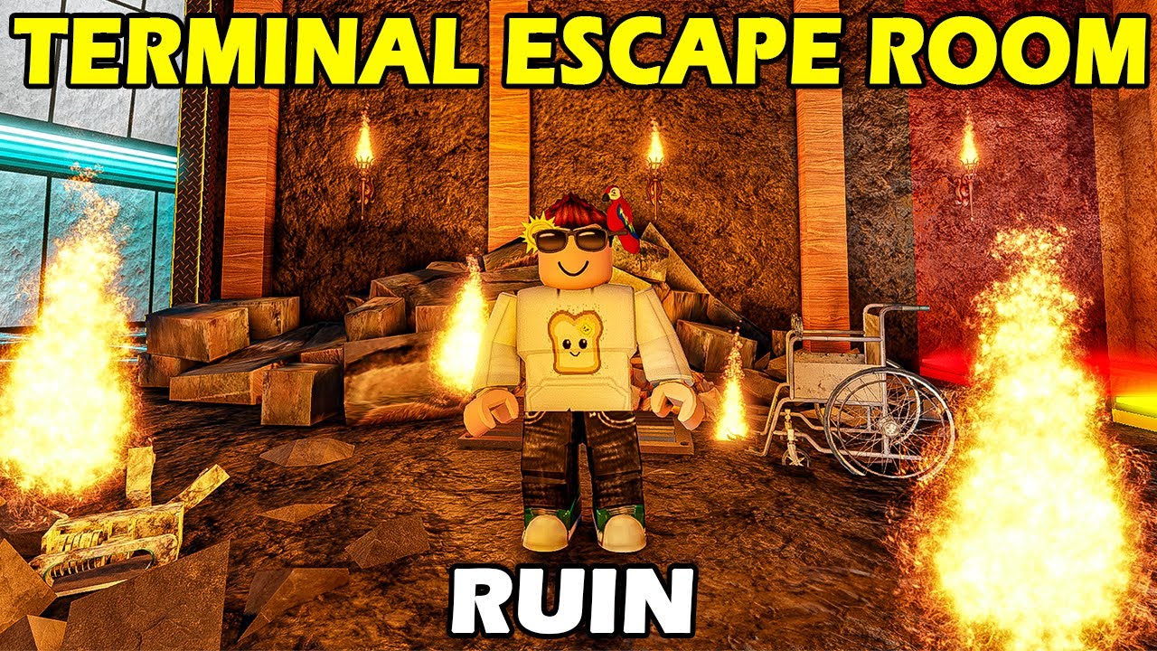 TERMINAL ESCAPE ROOM *How to Escape The Ruin* FULL WALKTHROUGH [Roblox]