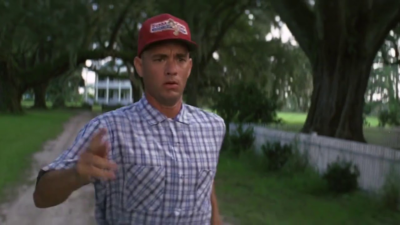 Forrest Gump 1994   Running scene 'Run Forrest  Run'